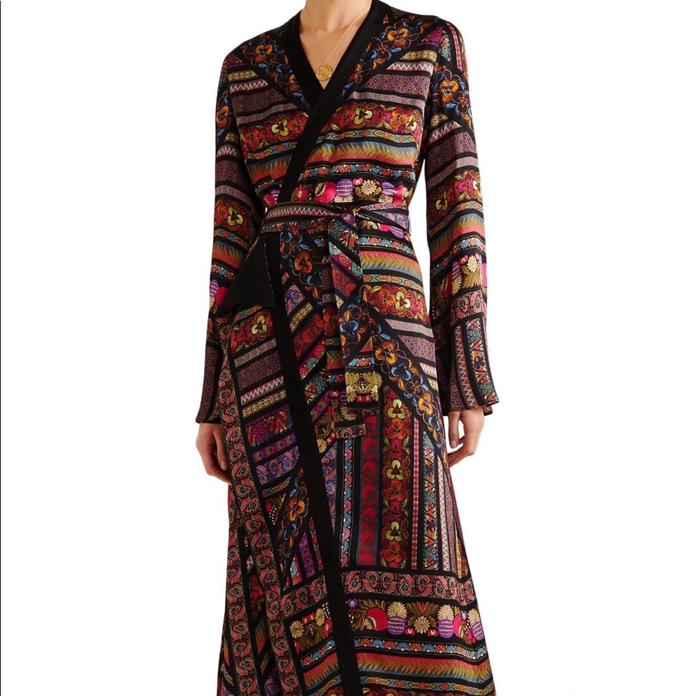 Etro wrap-effect crêpe dress, IT 38 - Picture 3 of 7